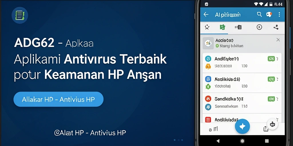 Screenshot ADG62 menampilkan antarmuka aplikasi Antivirus HP yang sederhana dan intuitif.