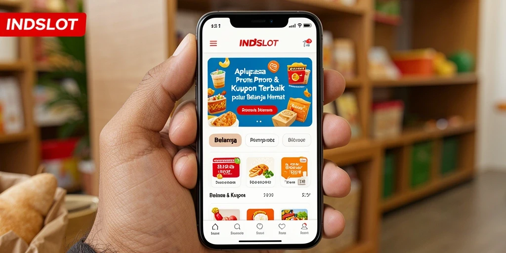 Antarmuka INDSLOT yang intuitif dan mudah digunakan untuk Promo & Kupon.