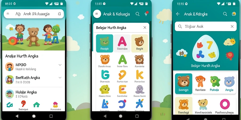 Antarmuka utama MPOID yang interaktif dan ramah anak.