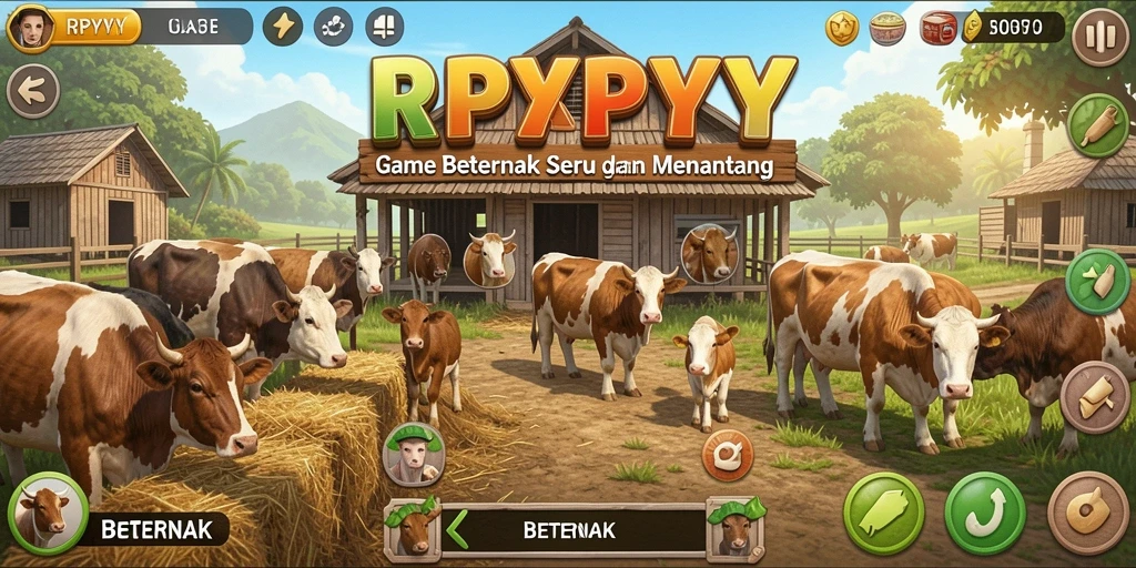 Antarmuka RPYYY yang menarik dan fungsional untuk beternak.