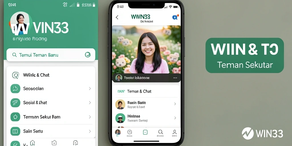 Antarmuka aplikasi WIN33 yang sederhana dan menarik
